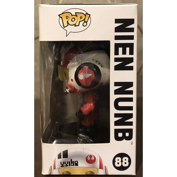 Funko Pop! Star Wars: Nien Nunb #88 GameStop Exclusive Vinyl Figure Bobblehead - Picture 7 of 12